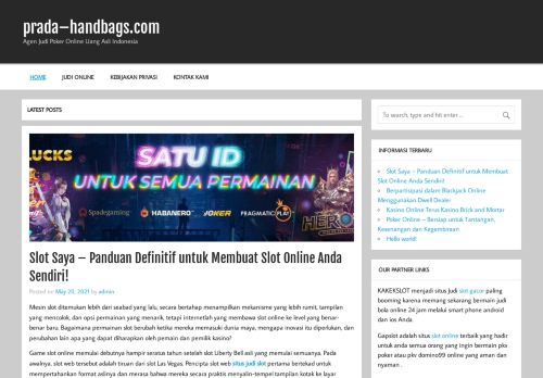 prada-handbags.com - Agen Judi Poker Online Uang Asli Indonesia