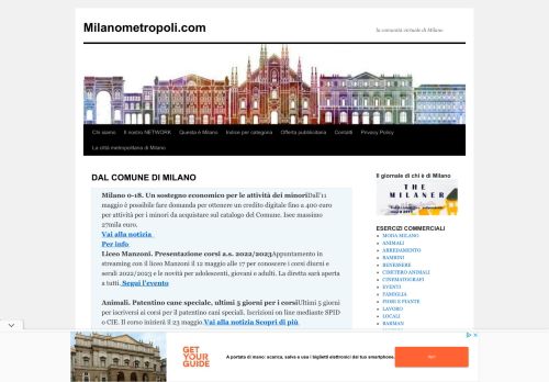 
Milanometropoli.com | la comunità virtuale di Milano	