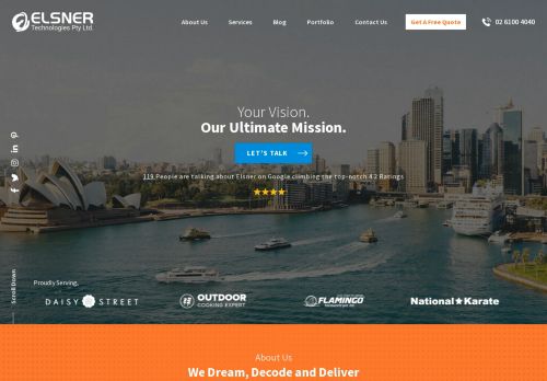 Website Development, Web Design and SEO Company In Sydney | Elsner
