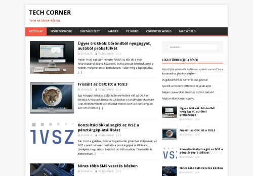 Tech corner – Tech határok nélkül