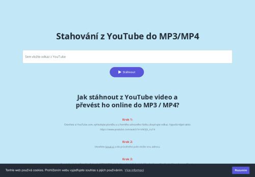 Stahování z YouTube do MP3/MP4 zdarma - Sosal.cz