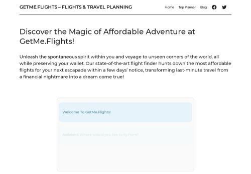 Fly off on a whim with GetMe.Flights – GetMe.Flights - Flights & Travel Planning