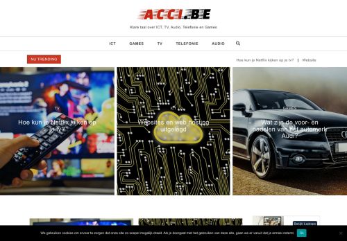 Acci.be - Klare taal over ICT, TV, Audio, Telefonie en Games