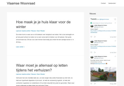 Vlaamse Woonraad - Belgische Wonen Blog