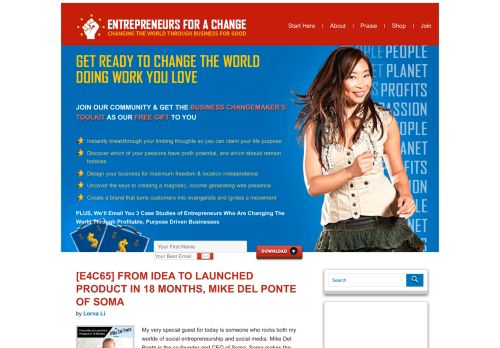 Ignite a Movement | Entrepreneurs for a Change with Lorna Li -
