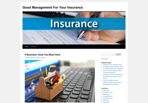 
Good Management For Your Insurance	
