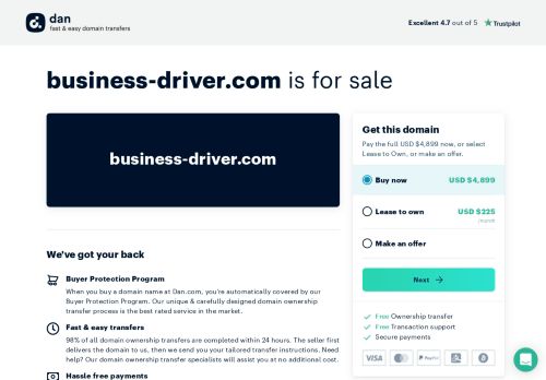 The domain name business-driver.com is for sale | Dan.com