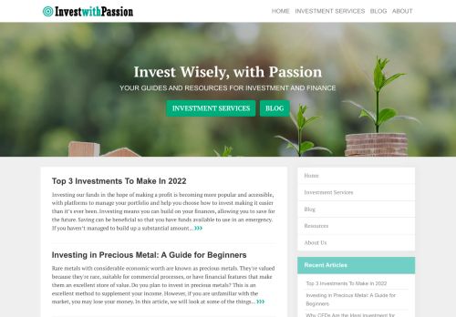 Invest with Passion: guides and resources for investment and finance
