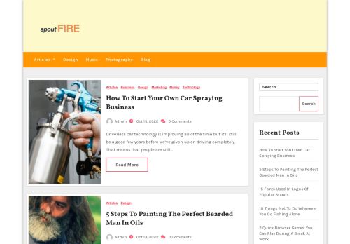 Spoutfire - The Online Media and Inspiration Magazine