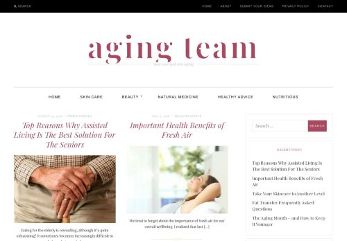aging team – skin care and anti aging