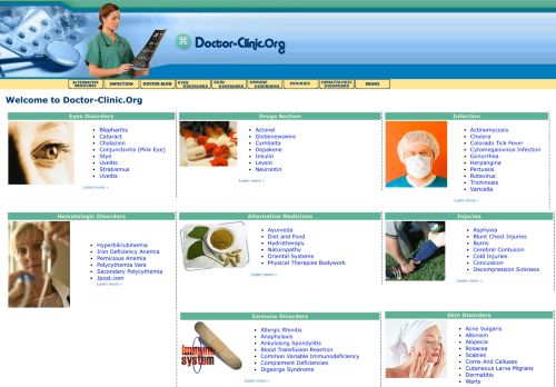 Online Diagnosis, Family Doctor and Doctor Clinic