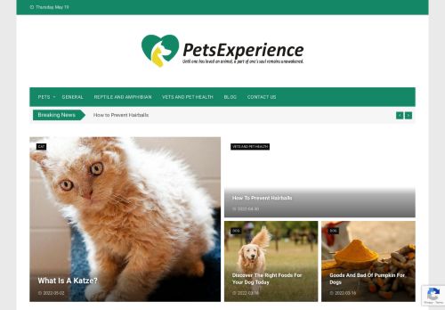 Home - Pets Experience
