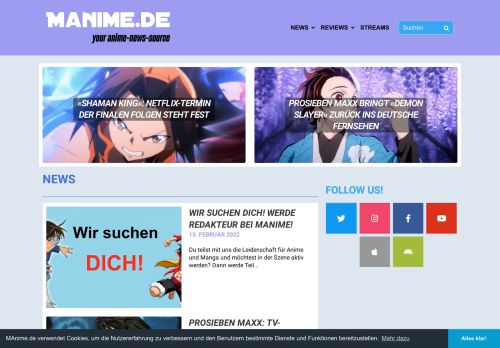 MAnime.de - Anime-News, immer aktuell & auf Deutsch!
