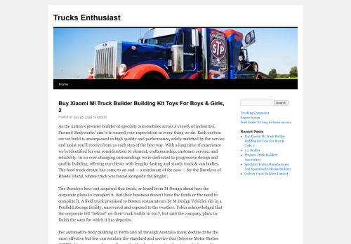 
Trucks Enthusiast	