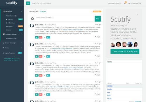 Scutify - The Most Innovative Financial Social Network