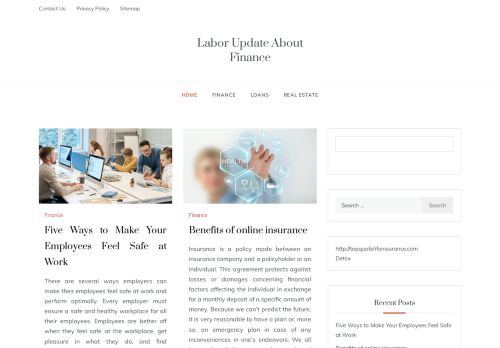 Labor Update About Finance |