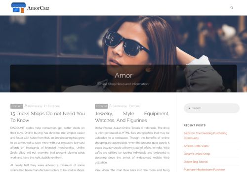 Amor - Online Shop News and Information