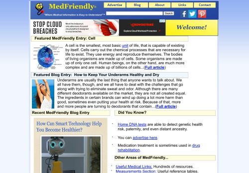 MedFriendly.com: Easy to Understand Medical Dictionary & Encyclopedia