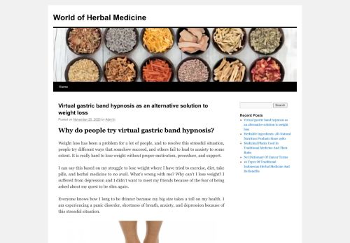 
World of Herbal Medicine	