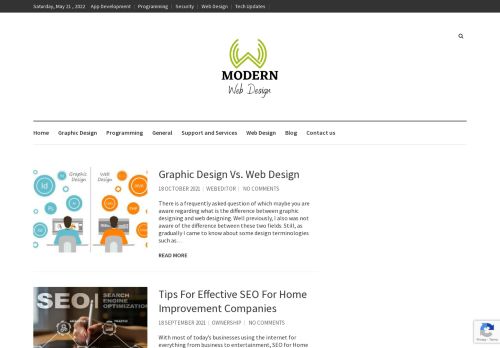 Modern Web Design - Being first in the search result organically in Google is the dream of all website owners.