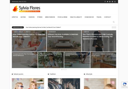 SylviaFlores.net - Lifestyle Articles