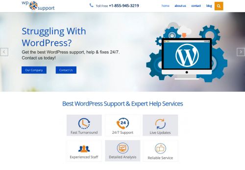 Best WordPress Support Expert Help Services +1-855-945-3219
