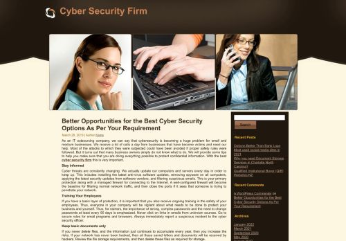 Cyber Security Firm