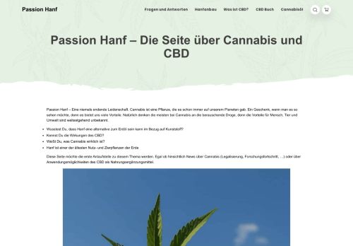 Informationen über Cannabis: Ader der Gesundheit?