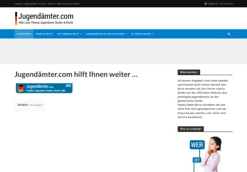 Jugendämter.com | Deutschland | Jugendamt Infos 2022