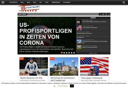 Us Sport Online - Sport News von den besten Ligen - US-Sport-News.de