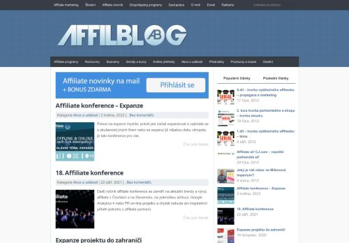Affilblog.cz - Affiliate marketing
