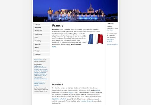 Francie - dovolená, ubytování - ifrance.info