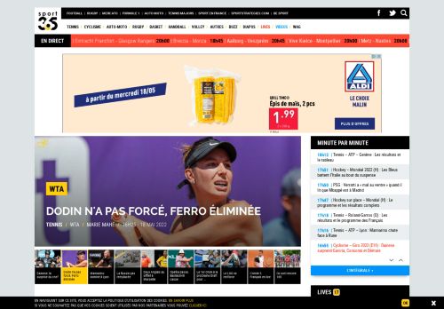 Sport 365 - En direct, actualité sportive et résultats : football, tennis, F1, cyclisme