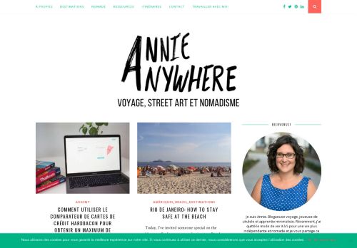 Annie Anywhere - Blogue voyage