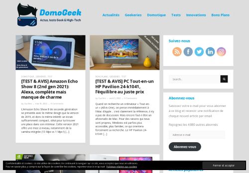 DomoGeek - Actualités Geek, tests High-Tech & Domotique