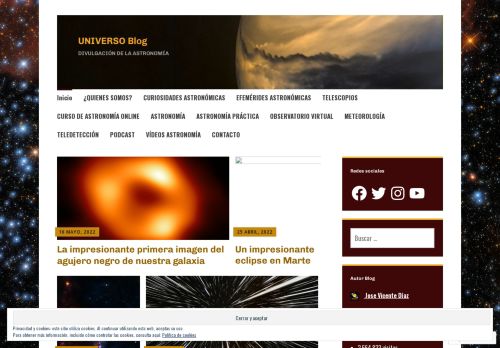 UNIVERSO Blog – DIVULGACIÓN DE LA ASTRONOMÍA