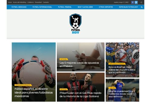 Futbol Hoy - Noticias de futbol mexicano e internacional - Futbol Hoy - Noticias y Articulos sobre el futbol y otros deportes