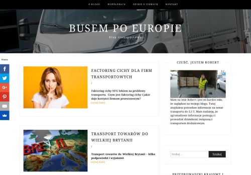 BUSEM PO EUROPIE | Blog transportowy
