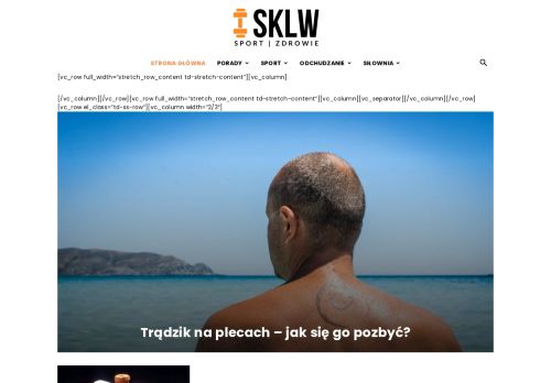Sport, Dieta i Zdrowie | sklw.pl