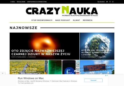 Crazy Nauka – Crazy Nauka – o nauce lekko i powaÅ¼niej. WiadomoÅ?ci, ciekawostki, cytaty, zdjÄ?cia.