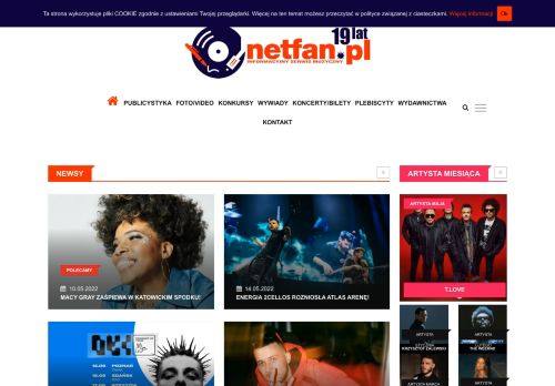NetFan.pl - Informacyjny Serwis Muzyczny - Portal muzyczny 