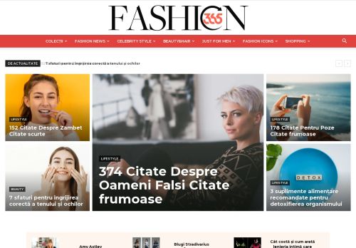 Fashion365: Moda, Frumusete, Colectii, Prezentari, Vedete