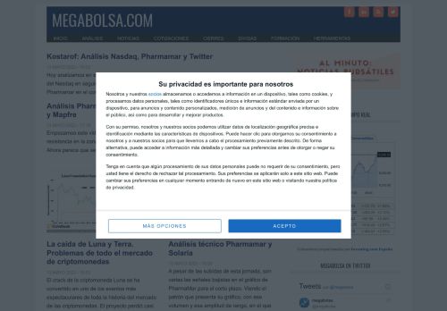 Megabolsa.com - Bolsa, Finanzas, Mercados, e Inversión