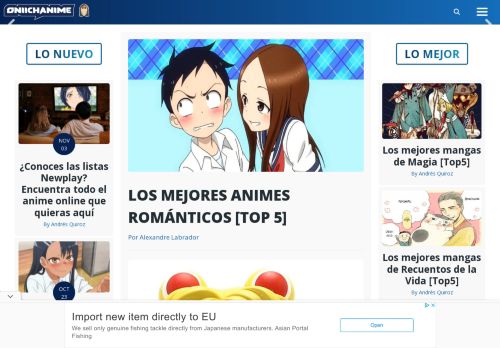 El mejor sitio de anime y manga. Noticias, lanzamientos, videojuegos y más. - Oniichanime
