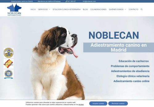 ? NOBLECAN Adiestramiento canino en Madrid