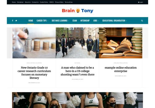 Brain O Tony | Discover The World Of Education.