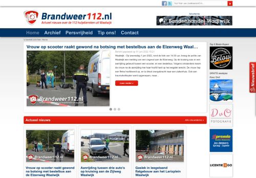 Brandweer112.nl - Actueel nieuws over 112 hulpdiensten uit Waalwijk