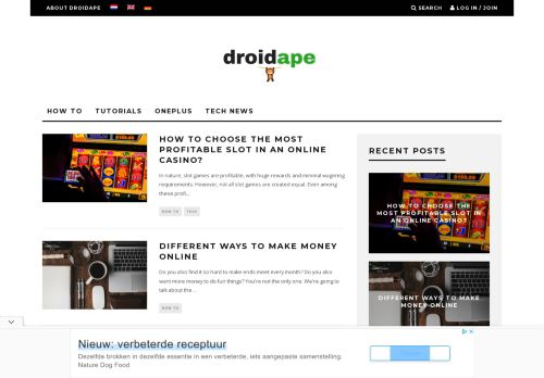 Droidape - Tech, Apps, Android & Tech News