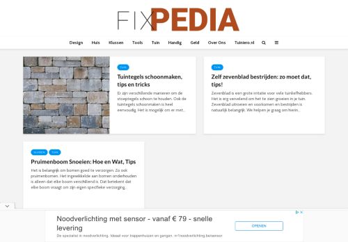 Fixpedia - Problemen zijn er om opgelost te worden door Klussers en Doe-Het-Zelvers - Fixpedia
