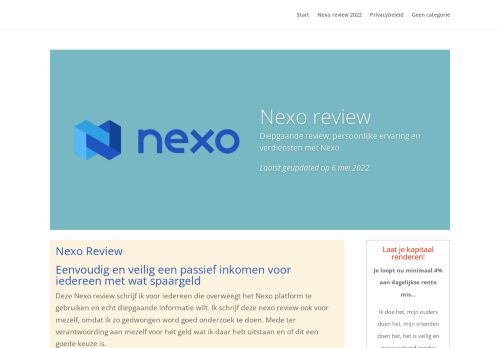 Nexo review 2022 - Nexo review